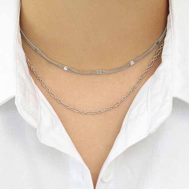 Double Layer Choker Necklace