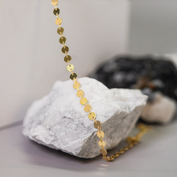 Round Diskette Anklet/Bracelet