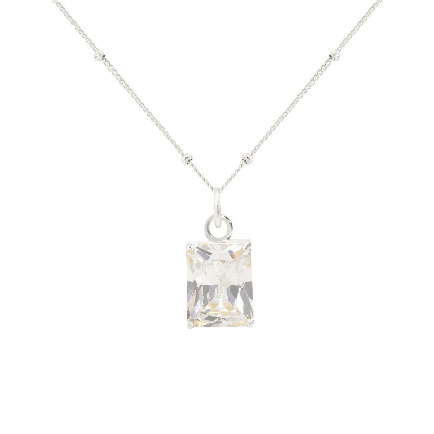 Radiant CZ Necklace